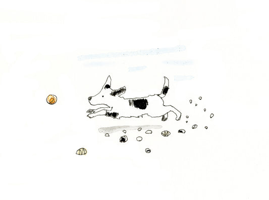 Fetch greeting card
